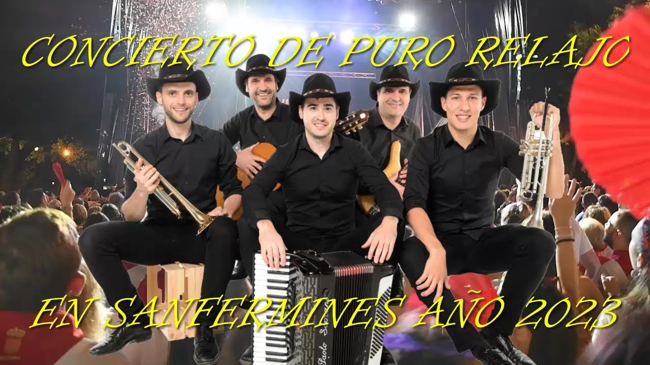 Concierto de Puro Relajo en los Sanfermines del 2023 (Completo)