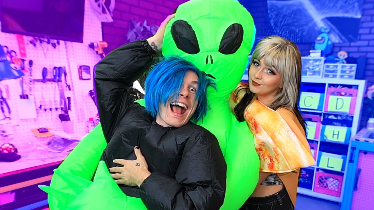 My Emo Girlfriend Picks Out my Halloween Costumes Ft 