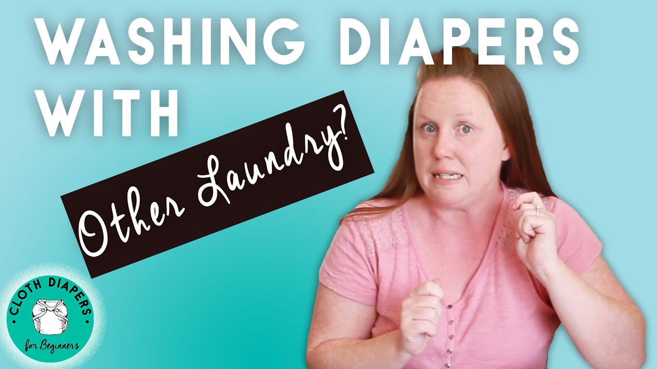 Can You Wash Diapers with Regular Laundry?│Cloth Diapers for Beginners