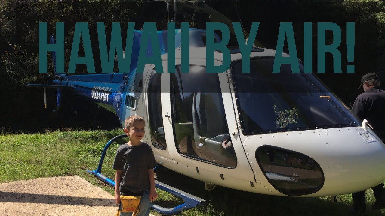 Helicopter ride to Jurassic Falls