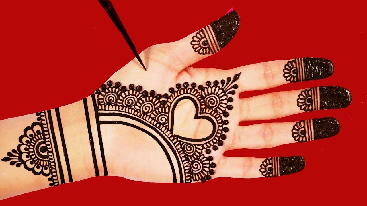 New Mehndi Design For Eid - Simple Arabic Mehndi Design - Mehandi Ka Design - Mehndi - Mehndi Design