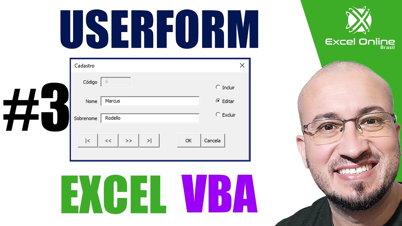 ✅Como criar um Formulário no VBA de Modo Profissional - Aula 3/4