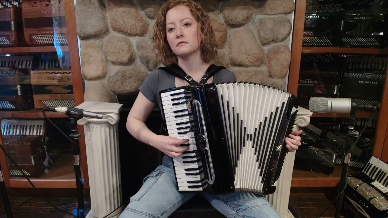 7850 - Black Lindo Imperial Piano Accordion LM 41 120 $999