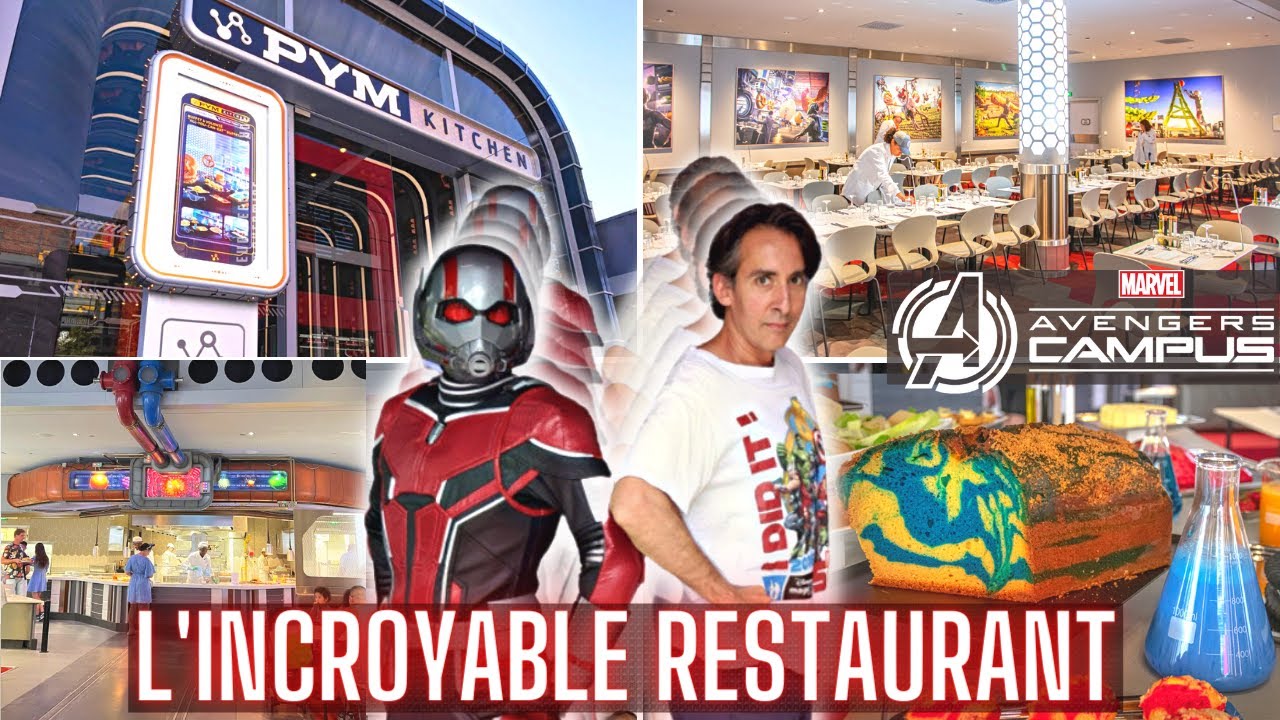 PYM KYTCHEN AVENGERS CAMPUS: TOUR COMPLET DU RESTAURANT DELIRANT ET DELICIEUX DE DISNEYLAND PARIS