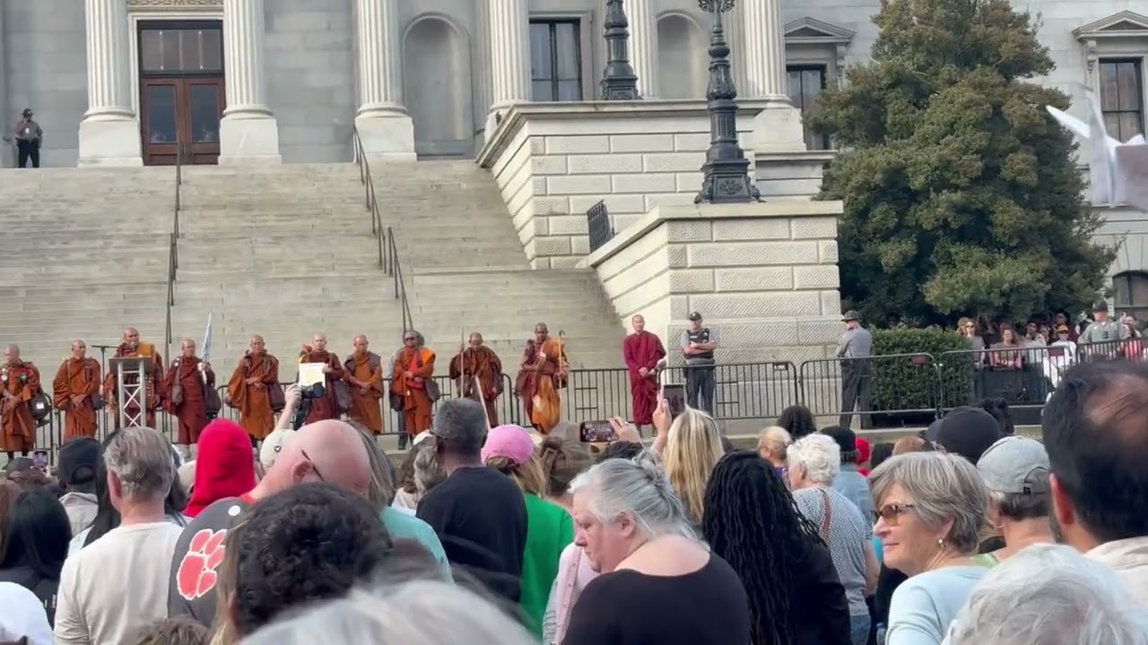 Walking Monks Talk: practice your religion for peace 