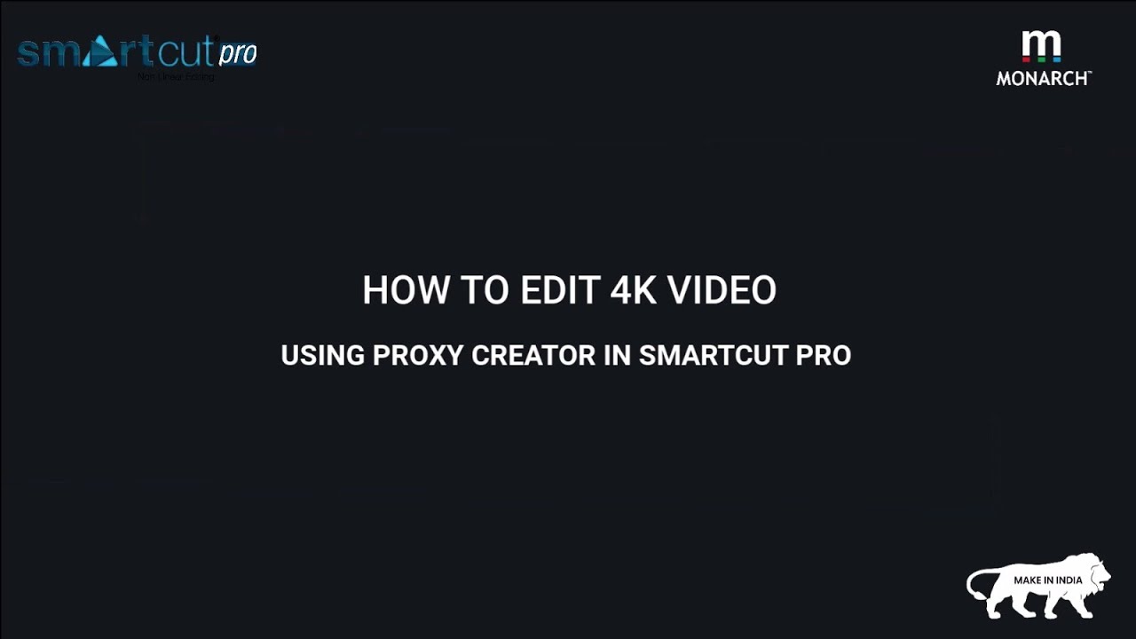 Tamil_How to Edit 4K on Low Pc Configration  Using Proxy Creator in Smartcut Pro 9.3 Version