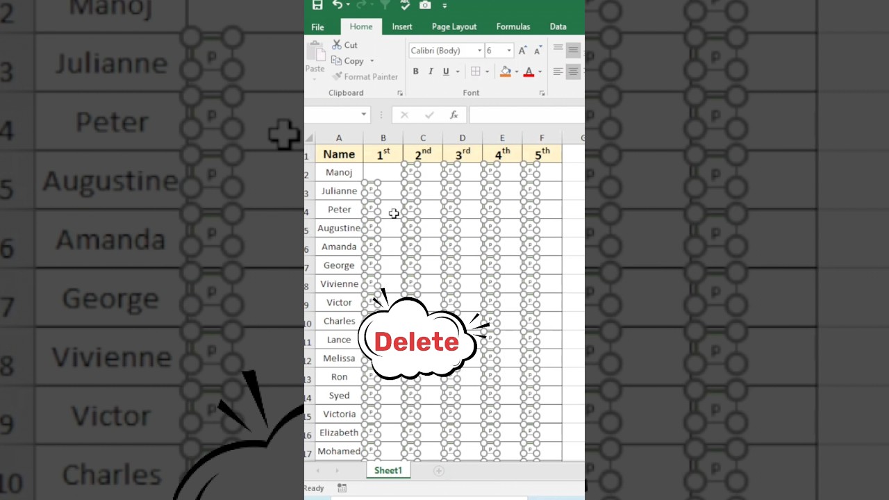 Excel Quick Tips: One-Click Solution to Select and Delete All Objects  #excel