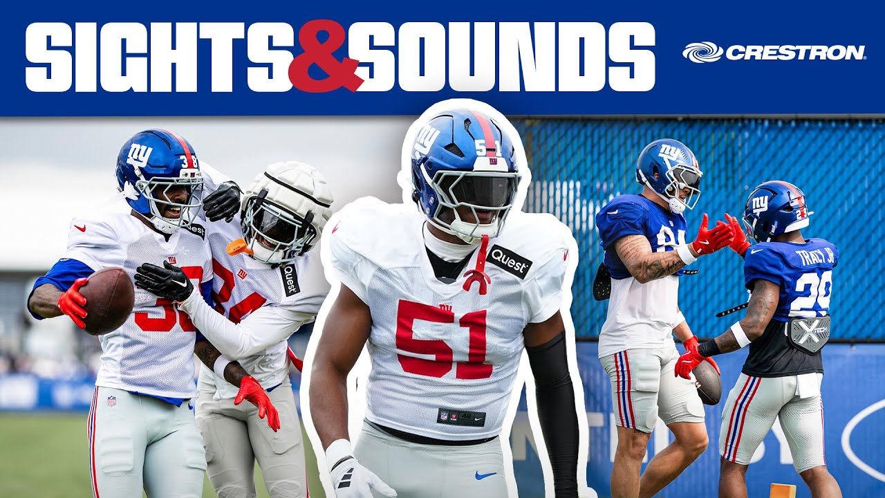 🎥: Sights & Sounds: Week 2 of Training Camp | New York Giants
