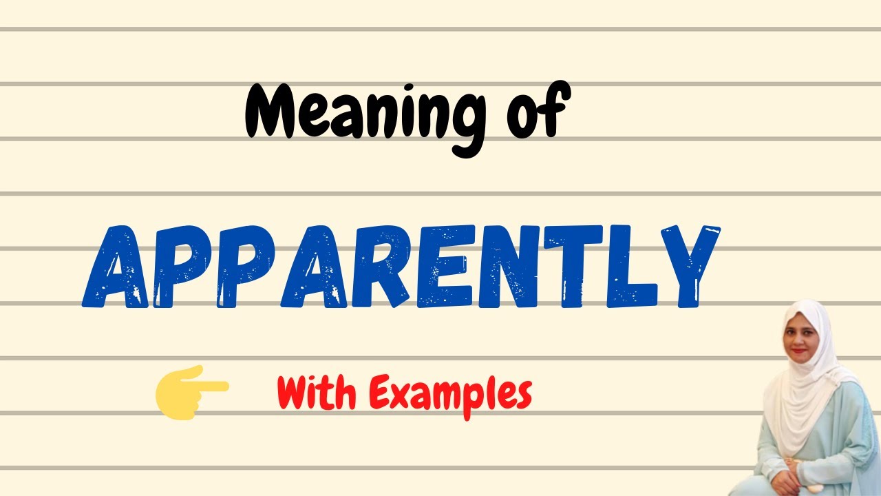 Daily vocabulary | Apparently Meaning | Vocabgram