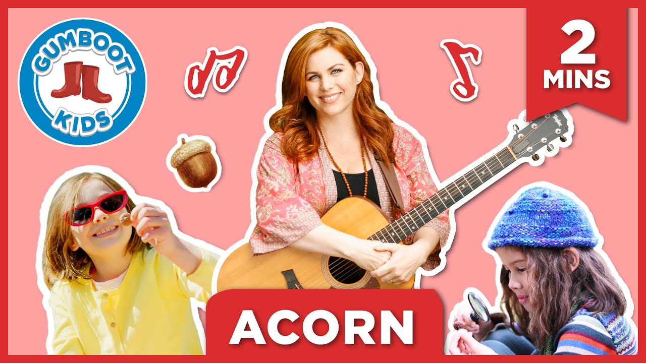 Acorn 🎶 Веселое детское песенное караоке | Песни для дошкольников и малышей