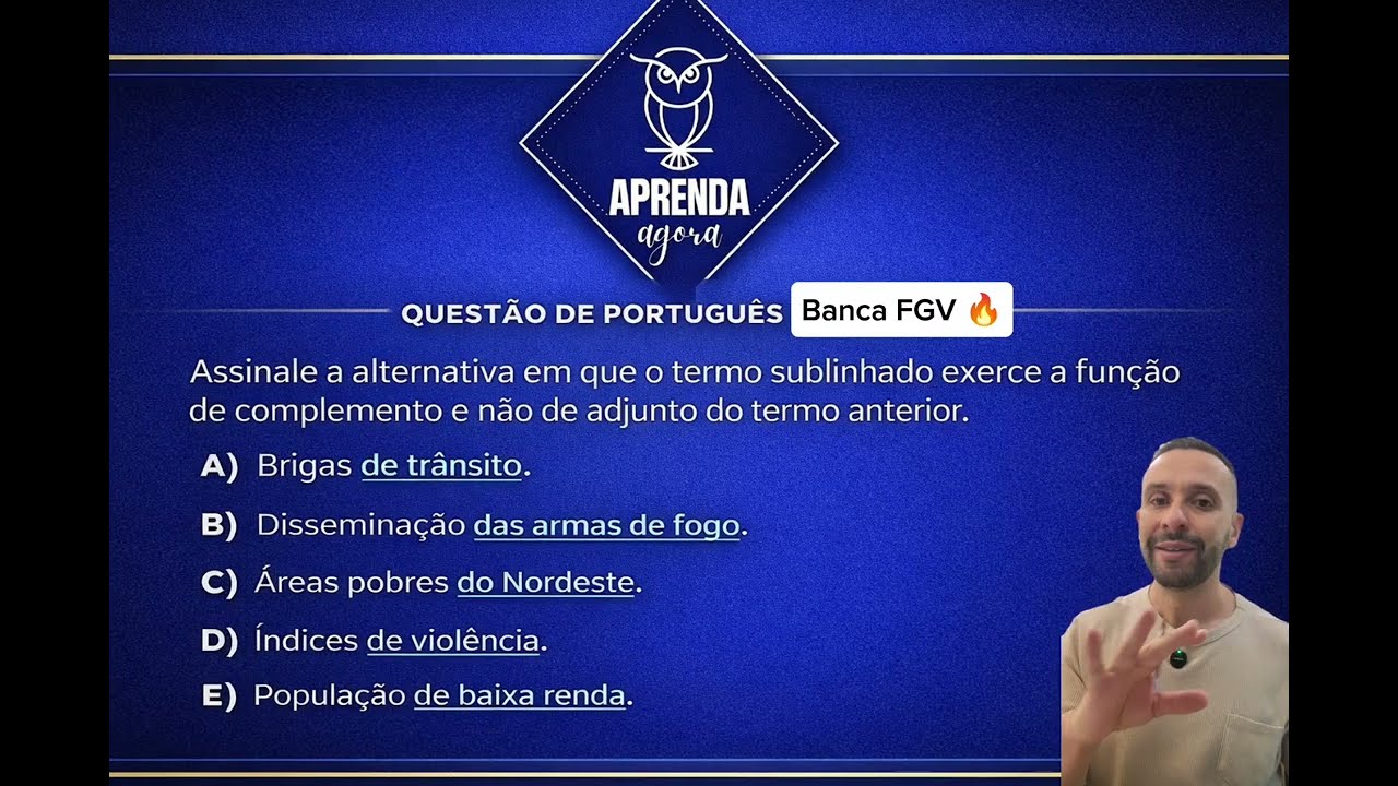 Questão difícil - Adjunto Adnominal ou Complemento Nominal