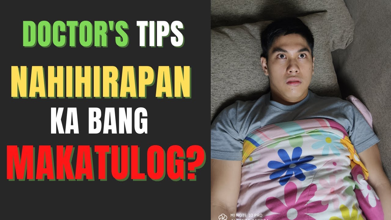 Tips para maayos ang tulog | Payo ni DOK | Hirap makatulog | Paano maayos ang ating pagtulog?