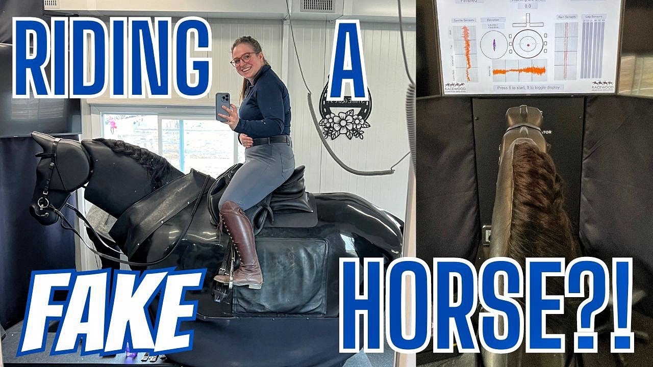 RIDING A HORSE SIMULATOR?! Dressage, Jumping, XC, and Rider Biomechanics