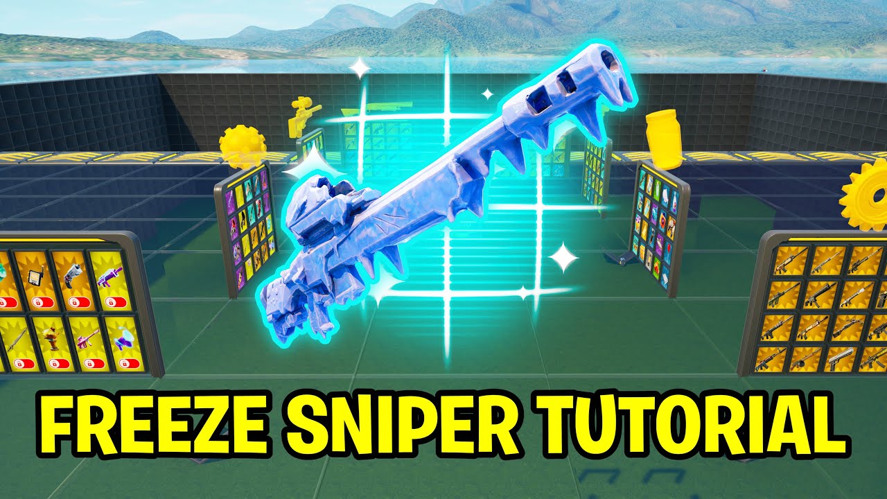 HOW TO UNLOCK THE FREEZE SNIPER RIFLE IN 1V1 WITH EVERY GUN (FULL TUTORIAL)