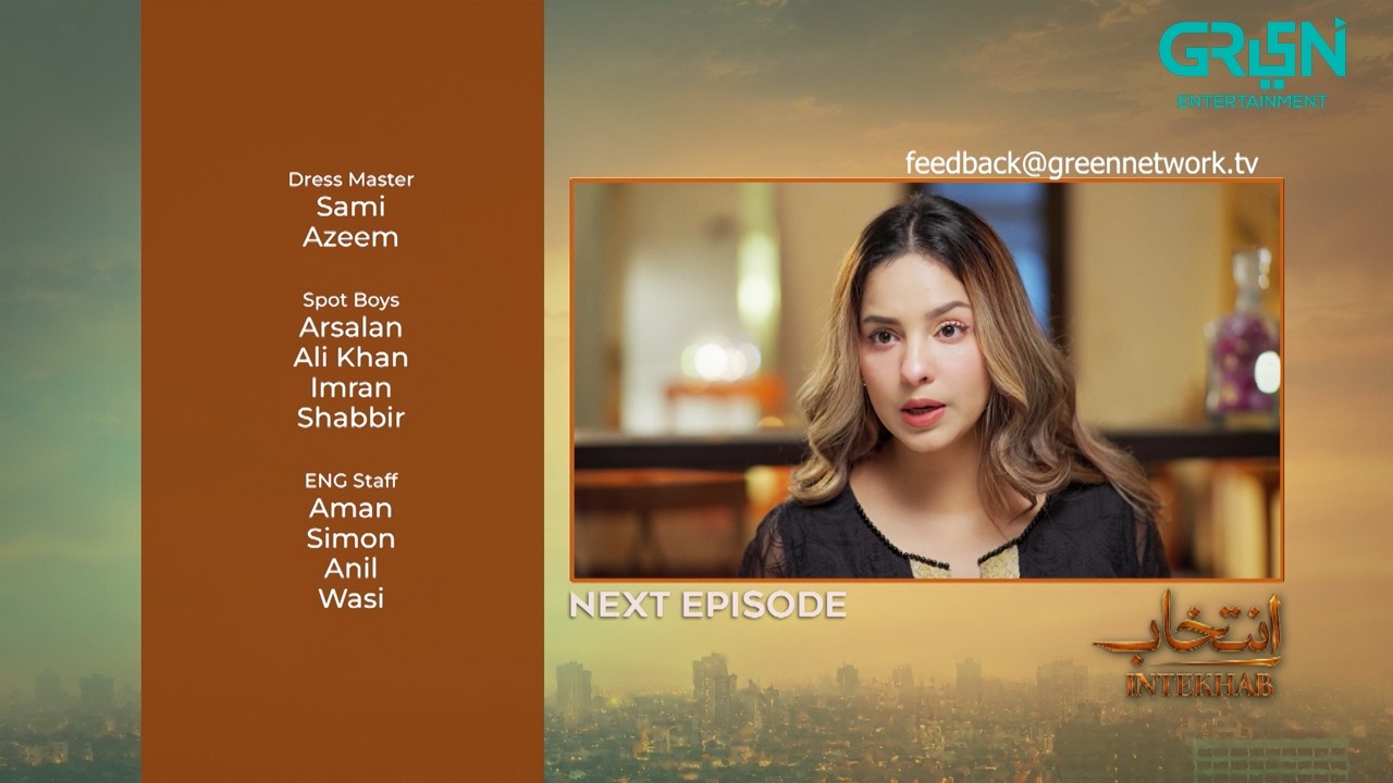 Intekhab Episode 36 Teaser | 31st July 2026 | Sukaina Khan - Fahad Sheikh | Green TV Entertainment