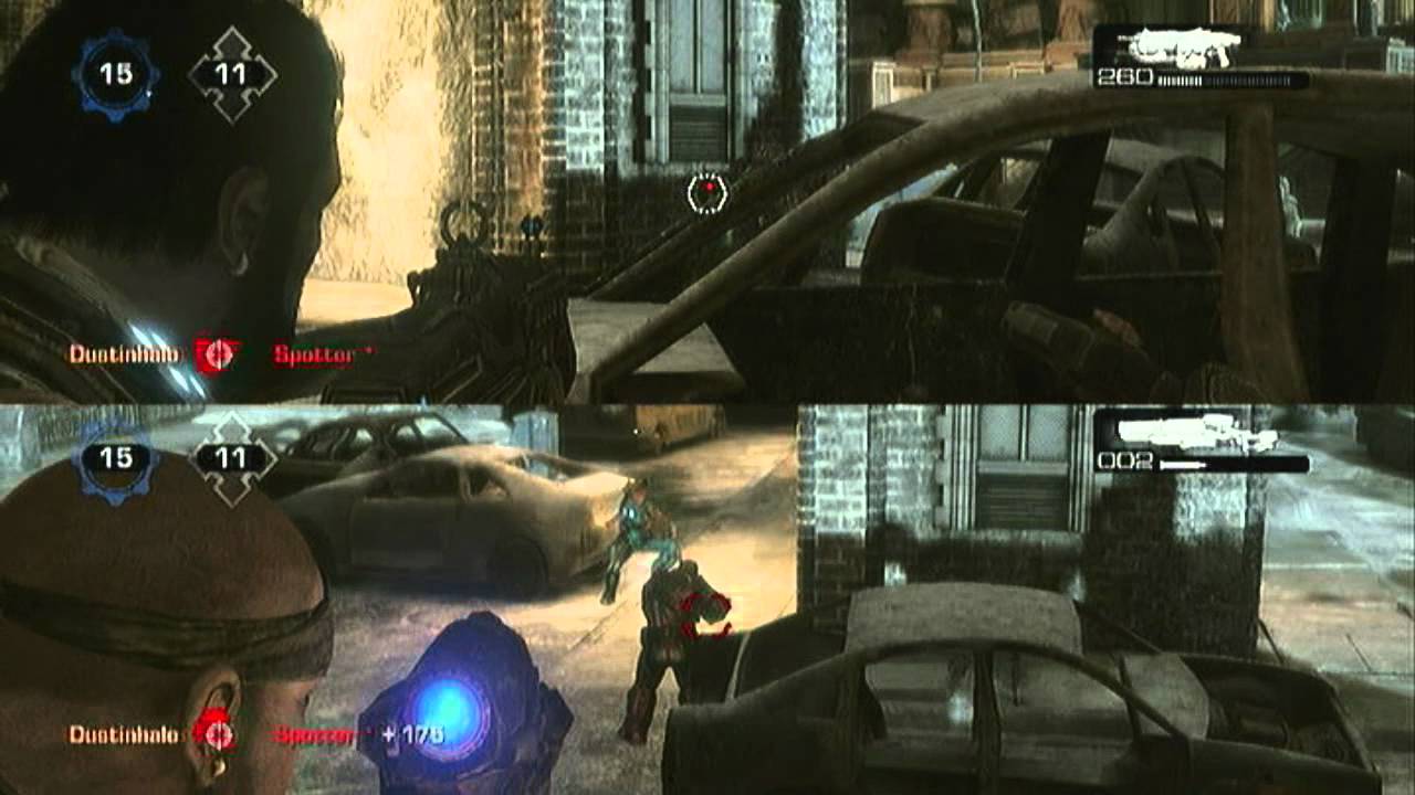 Gears Of War 3 /split-screen multi-gameplay