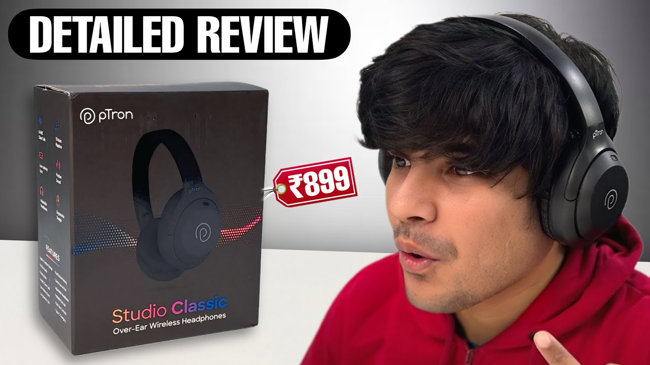 pTron Studio Classic Wireless Over Ear Headphone Detailed Review | Best Headphone Under 1000...!