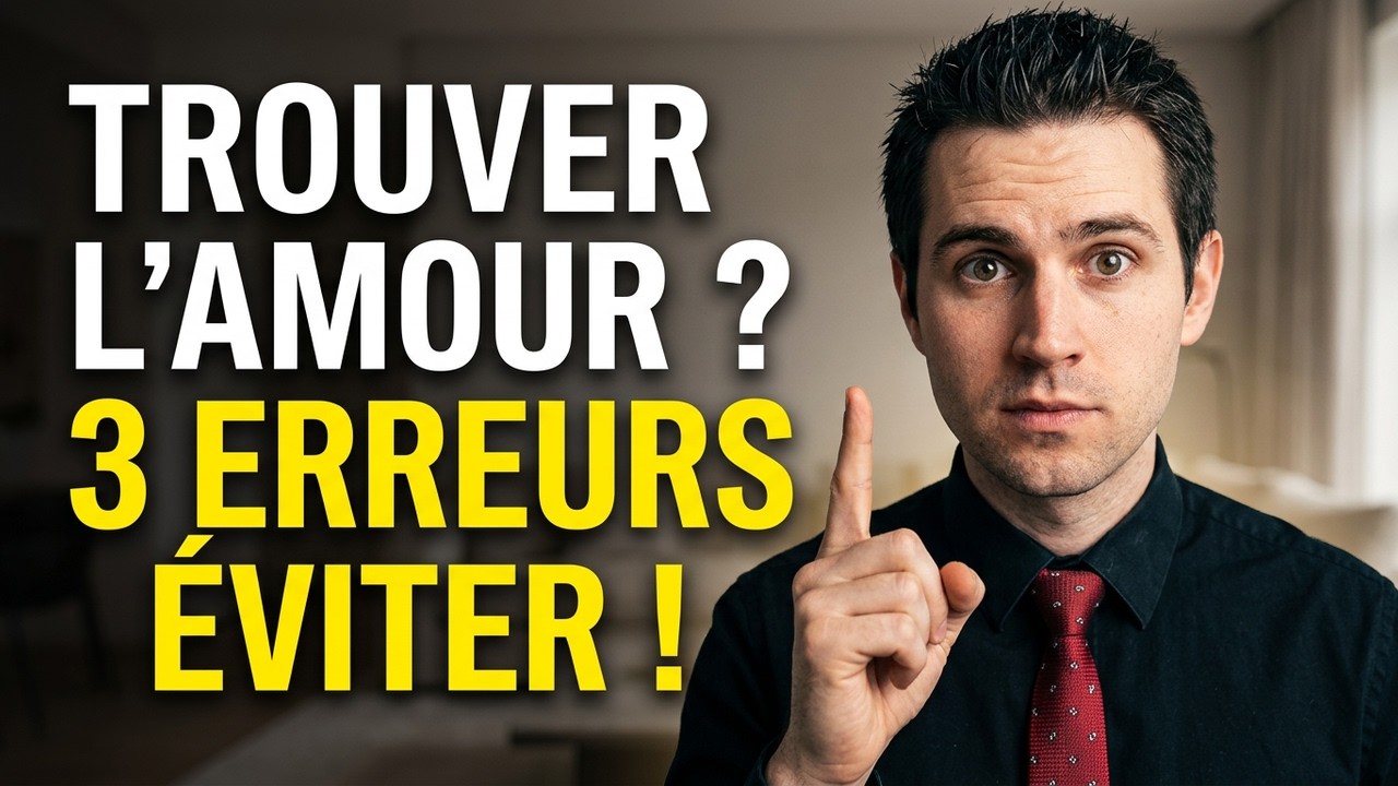 Je veux TROUVER L'AMOUR en 2025  les 3 ERREURS à ne pas faire !
