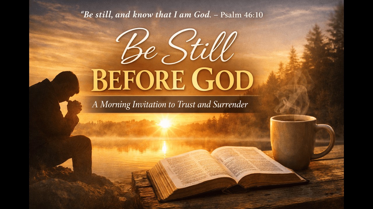 Be Still Before God | A Morning Invitation to Trust and Surrender