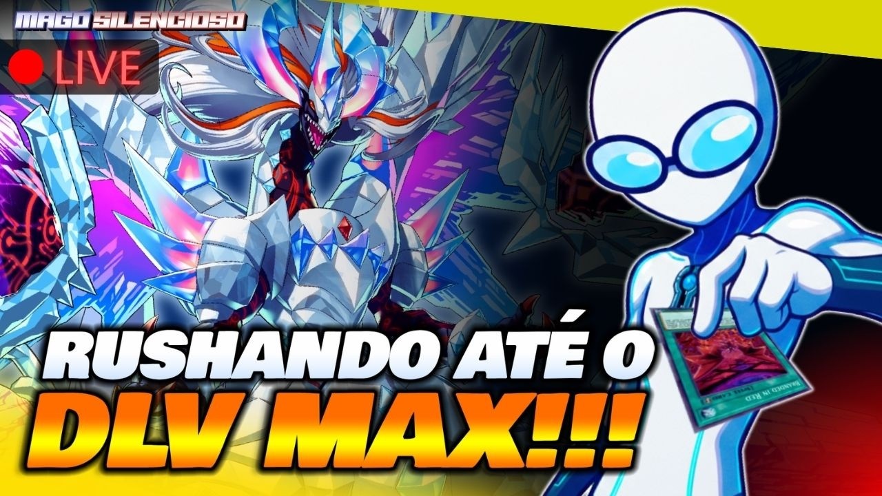 🔴 LIVE: Hoje é ATÉ O TOPO! Rushando o DLV MAX no Duel Links!