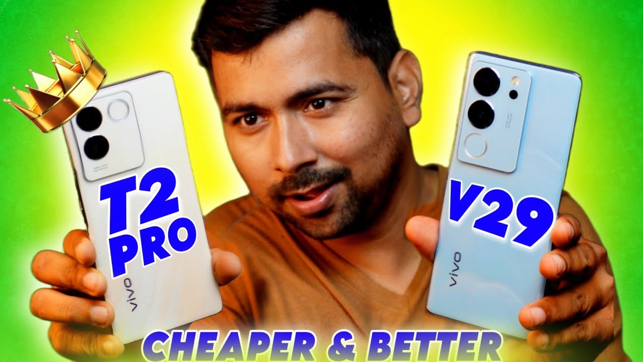 vivo T2 Pro Vs vivo V29 : Full Comparison - Camera, Speed Test, Pubg test & More..