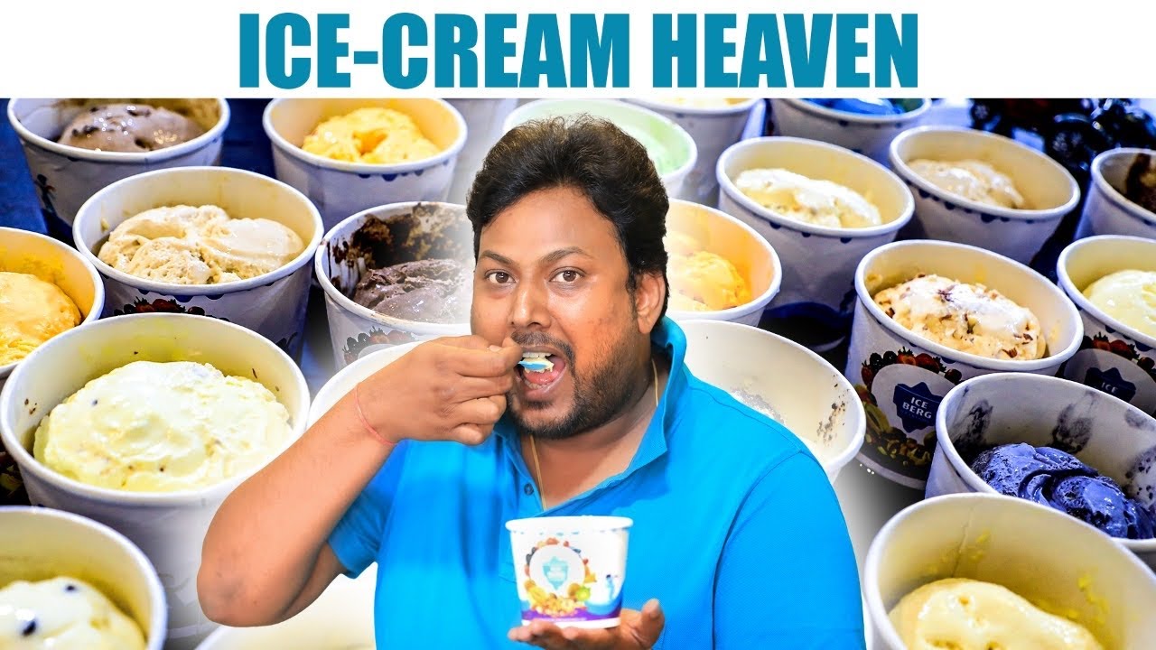 Tasted 26 ICE CREAM Flavours | Iceberg In Hyderabad