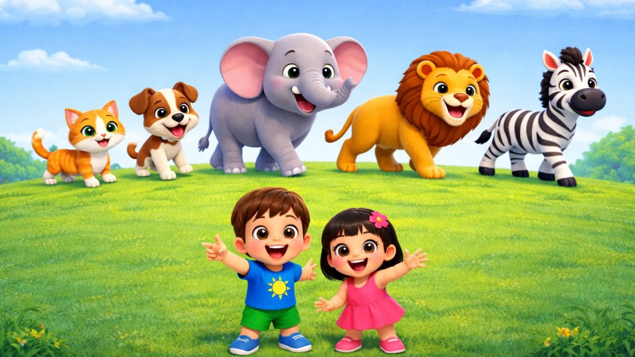 Animals A to Z | Animal Sounds for Kids | Learn Animals with Arlo & Nia