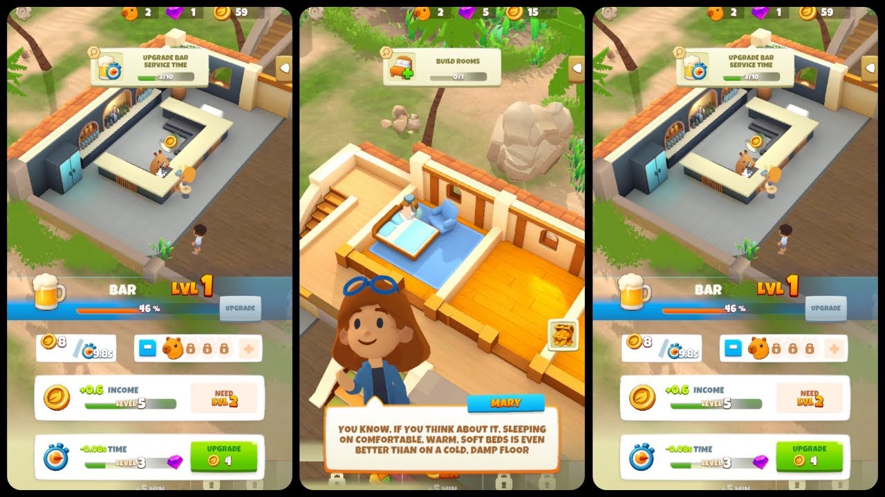 Paradise Inn Games Game Mobile Gameplay Android