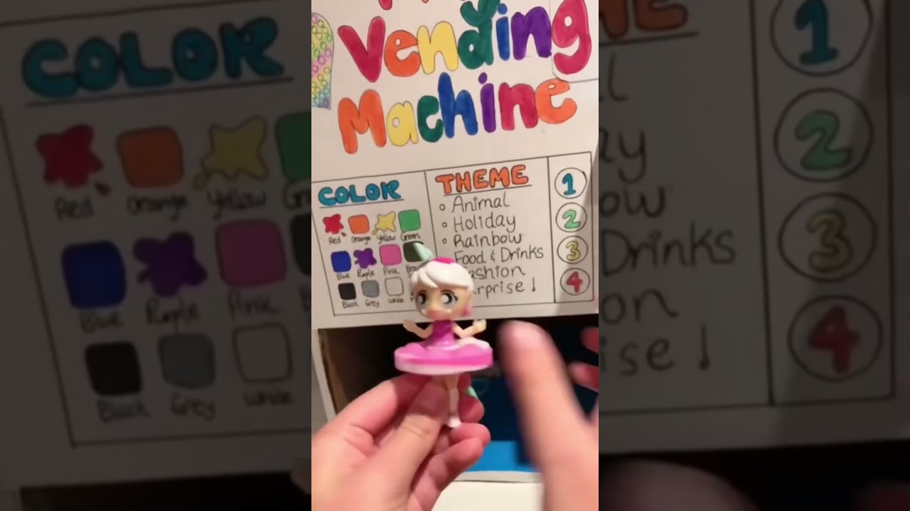 Fidget Vending Machine: Card, Fashion, 3! 💗
