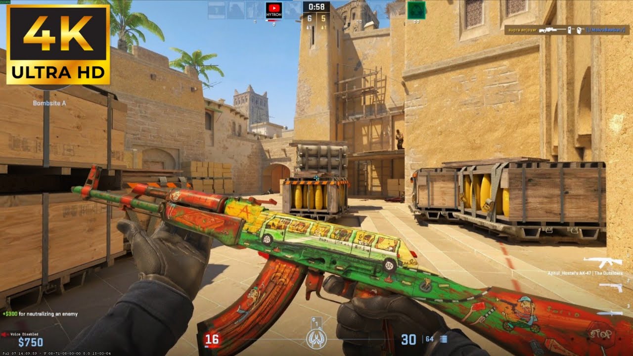 Counter-Strike 2 Gameplay 4K (No Commentary)