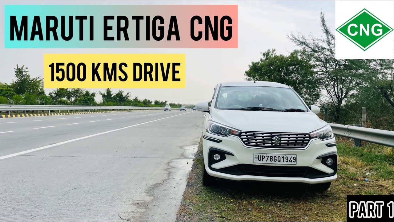 1500 kms Long Drive in Ertiga CNG❤️Maruti Ertiga CNG से Full Hills Trip #Part1 #ertigacng