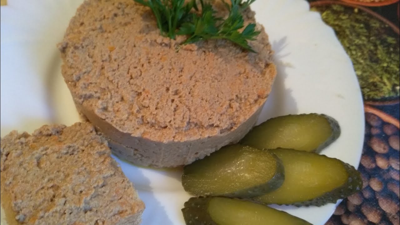 паштет из свиной печени. самый БЫСТРЫЙ рецепт.