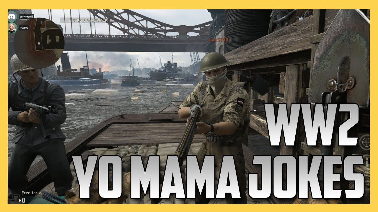 Call of Duty Yo Mama Jokes Competition (COD WW2 LOL Idol) | Swiftor