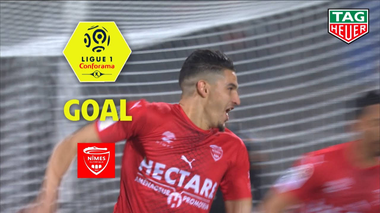 Goal Zinedine FERHAT (5') / N&icirc;mes Olympique - Olympique de Marseille (2-3) (NIMES-OM) / 2019-20