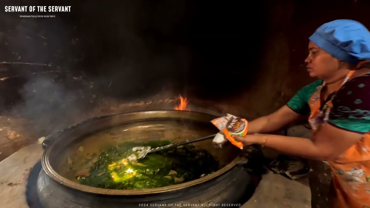 Cooking for Krishna | Sri Govardhana Puja Celebration | ISKCON Salem Temple | Festival
