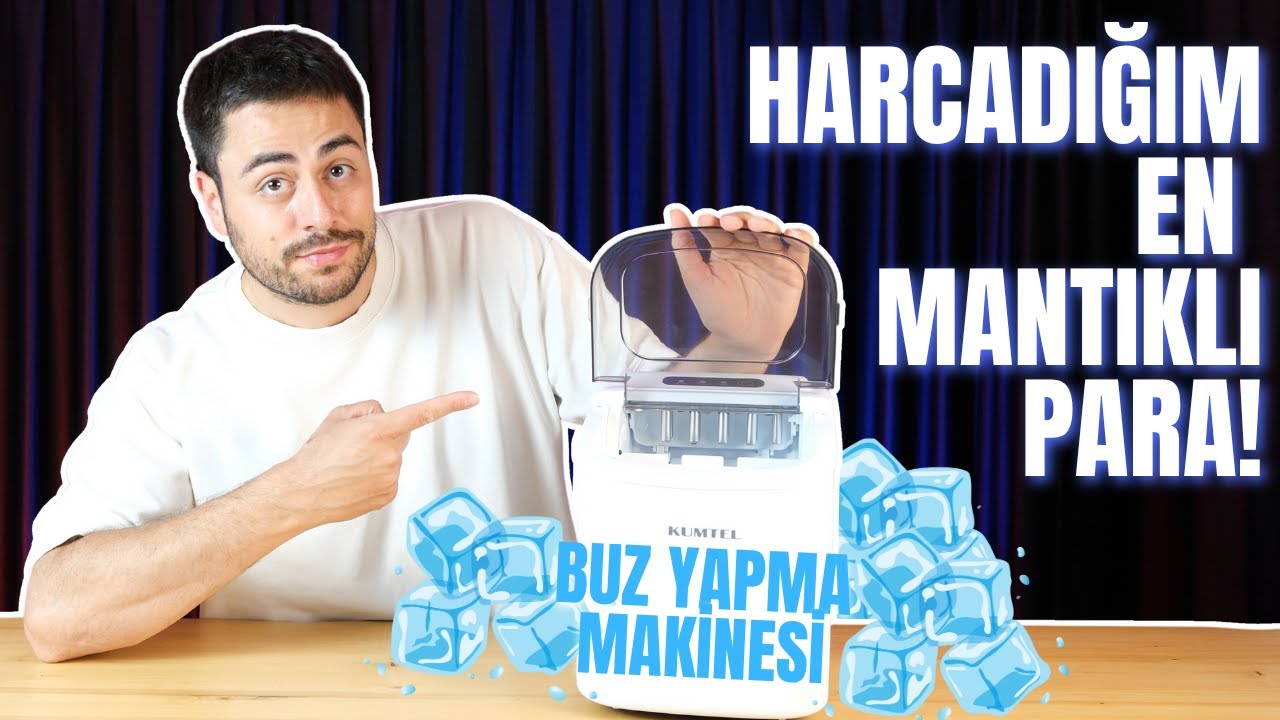 İYİ Kİ ALMIŞIM! KUMTEL'İN PİYASANIN EN UCUZ BUZ YAPMA MAKİNESİNİ İNCELEDİM!