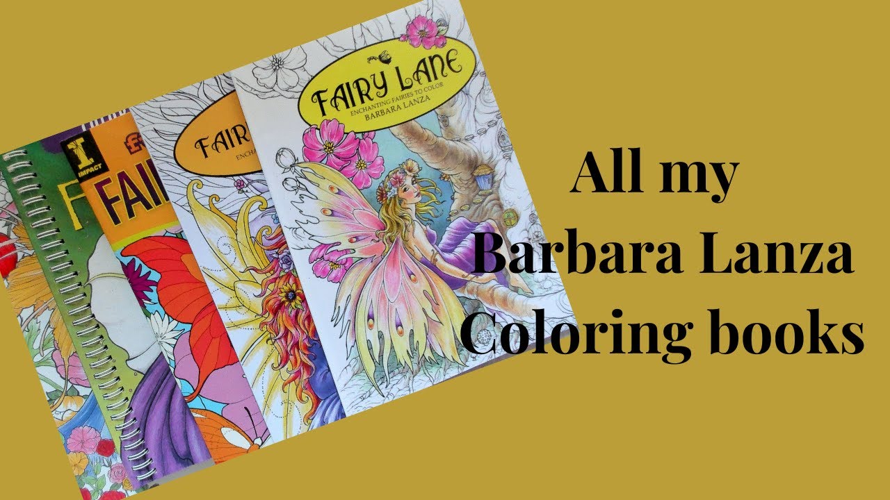 All my Barbara Lanza coloring Books