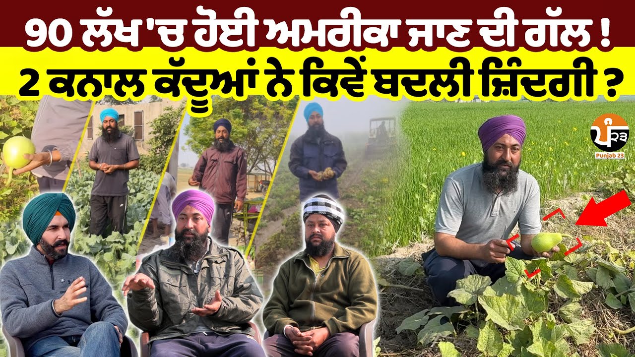 ਅਮਰੀਕਾ ਜਾਣ ਦਾ ਟੁੱਟਿਆ ਸੁਪਨਾ | ਪਿੰਡ-ਪਿੰਡ ਜਾ ਕੇ ਵੇਚਦੇ ਸਬਜ਼ੀ | ਖੇਤੀ ਕਰਨ ਨਾਲ ਕਿਵੇਂ ਬਦਲੀ ਸੋਚ ? Punjab23