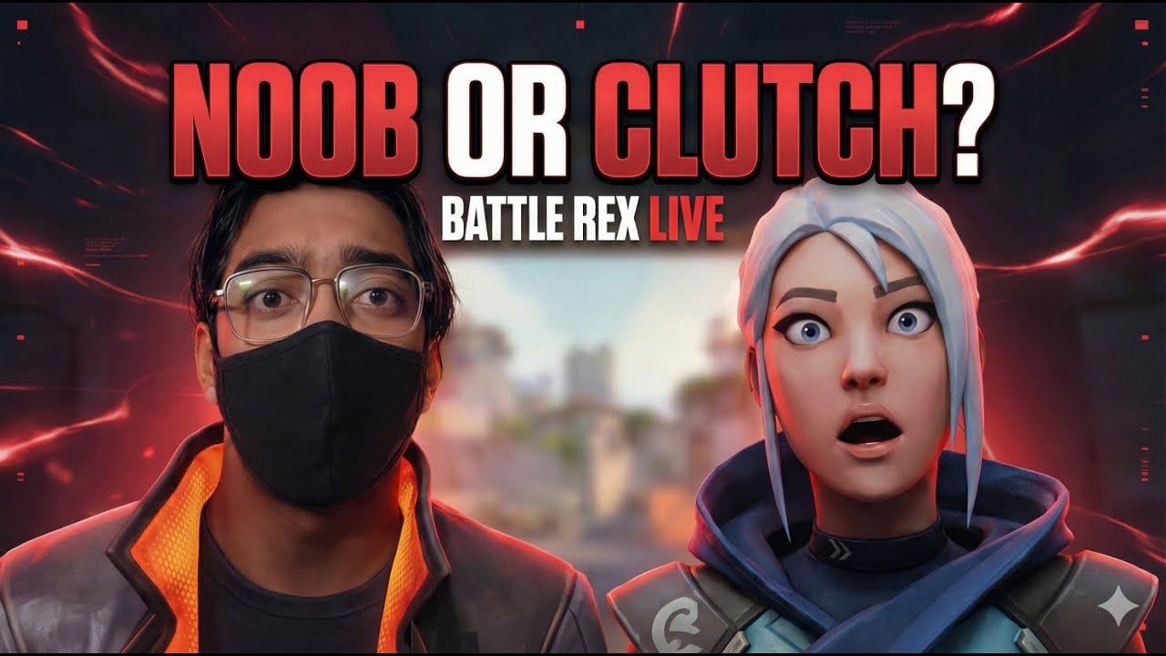 NOOB TO CLUTCH? 🤡🔥 | Valorant Live With Rex | Battle Rex #valorant #live