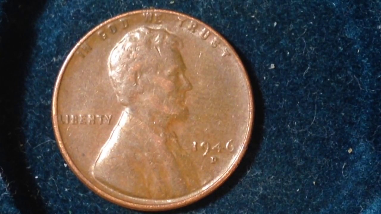 Пенни &laquo;Wheat Penny&raquo; 1946 года с буквой D (тираж 316 миллионов)