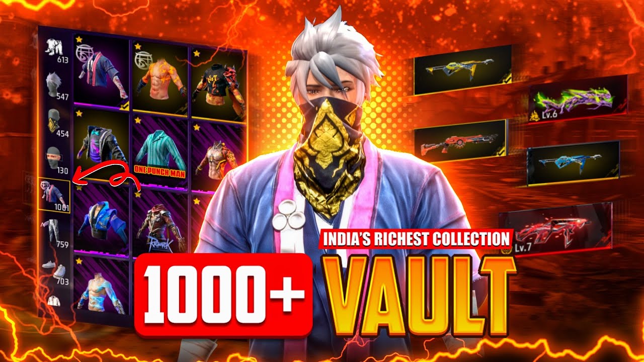 1000+ Vault India&rsquo;s Richest Collection - Free Fire | MYT
