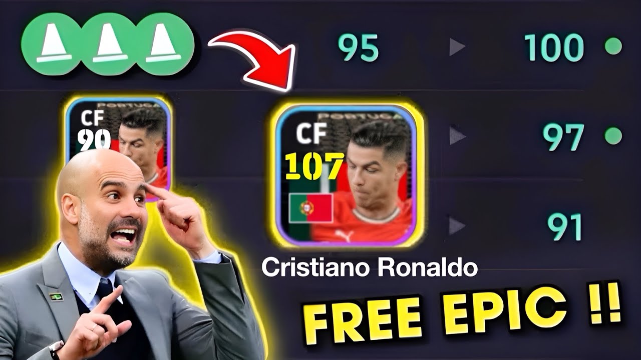 How To Train 108 Rated Cristiano Ronaldo Big Time In eFootball 2025 | C. Ronaldo Best Training Guide