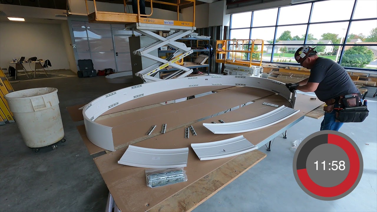 Transitions de courbes dynamiques AXIOM | Solutions de plafond Armstrong