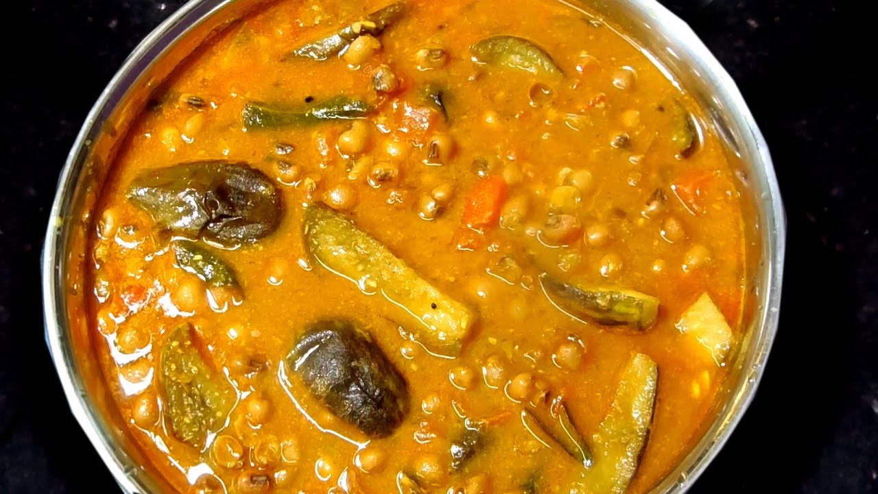 தட்டைப்பயறு கத்தரிக்காய் குழம்பு /thattapayaru kulambu Tamil/cowpeaskulambu/kulambu recipes tamil/
