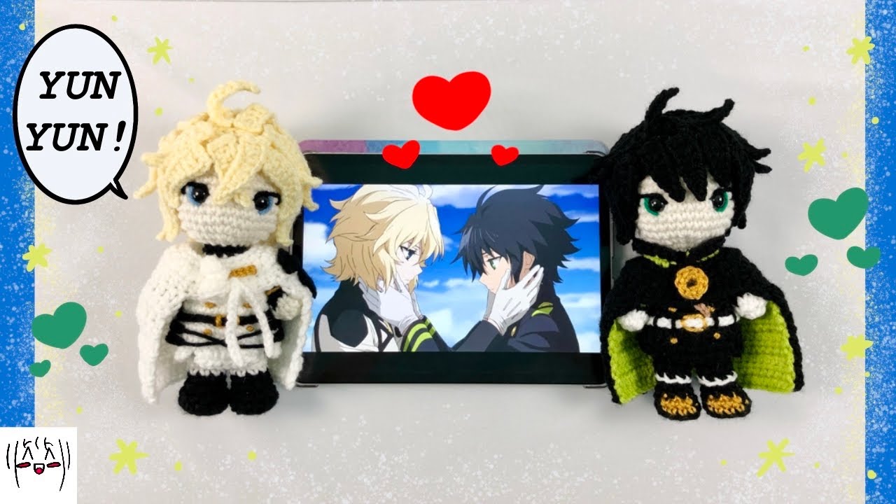 Mikaela & Yuu 💗 Seraph of the End | Amigurumi Progress Vlog