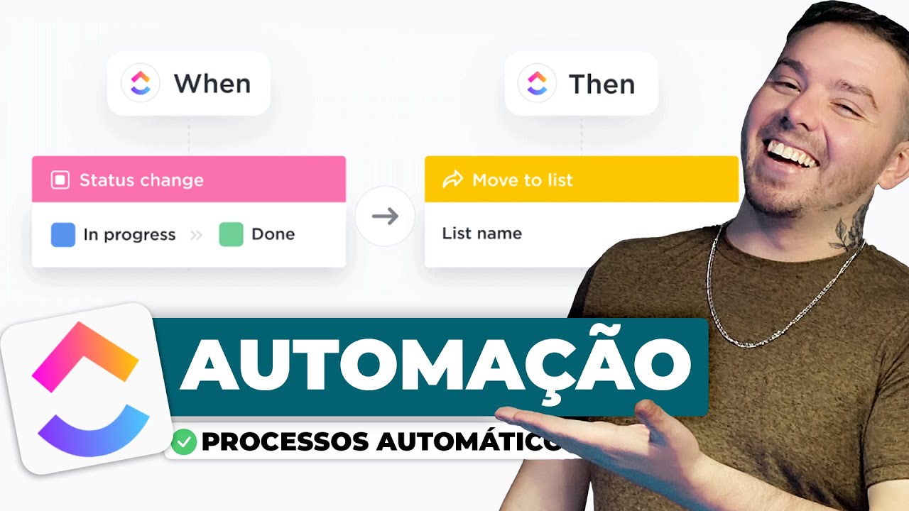 Faça o Clickup trabalhar sozinho - Automações Clickup