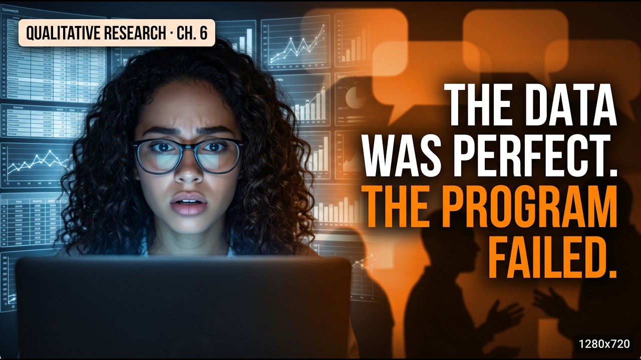 The Data Was Perfect. The Program Failed. | Qualitative Research Explained
