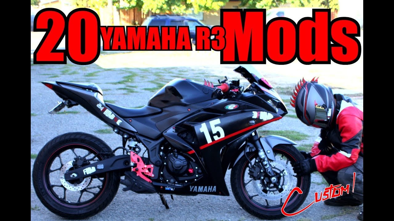 20 YAMAHA R3 MODS