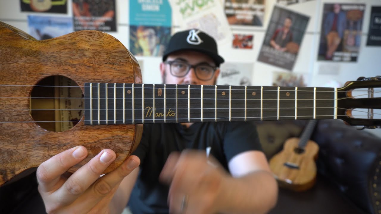 Kanile'a Manako - Gorgeous Curly Mango Concert, Tenor and Baritone Ukuleles - SUS EXCLUSIVE