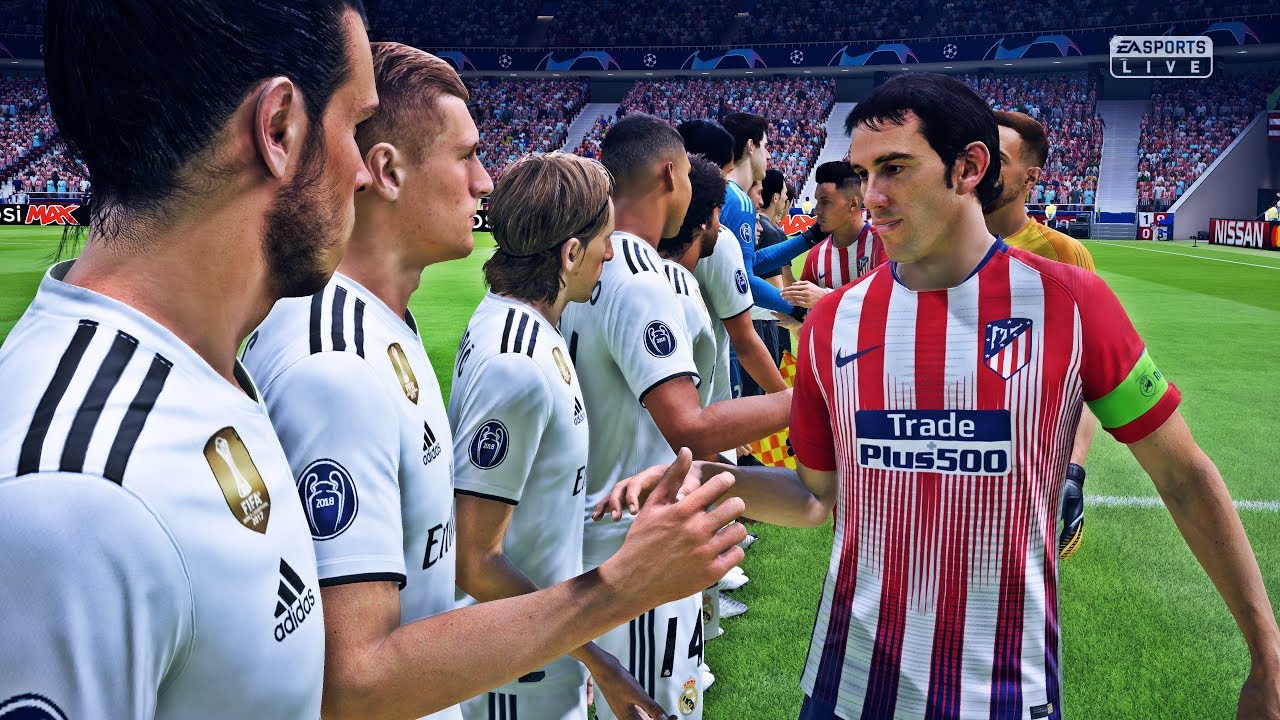 FIFA 19 - Atlético Madrid vs Real Madrid | Gameplay HD PS4 PRO